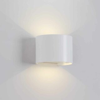 LED Wandleuchte Wandlampe 780lm 3000K Warmweiß 6W rund weiß Indoor/Ou