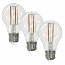 3 x Casaya LED Filament Retro 8W = 60W E27 klar 806lm...