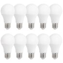 10 x Spectrum LED Leuchtmittel Birnenform 4,9W = 38W E27...