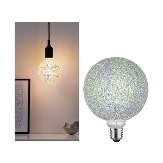 Paulmann LED Leuchtmittel Globe G125 Miracle Mosaic Weiß 5W = 40W E27 470lm warmweiß 2700K dimmbar