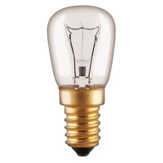 Backofenlampe Glühbirne 40W E14 klar Glühlampe 40 Watt ST26 Röhre 300° Doppelwendel