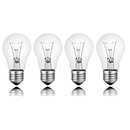 4 x GoOn Glühbirne 40W E27 klar Glühlampe 40 Watt Glühbirnen warmweiß dimmbar