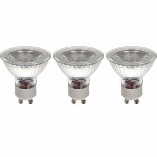 3 x Casaya LED Leuchtmittel Glas Reflektor GU10 Retro LED 4W = 38W 250lm 2700K warmweiß 38°