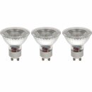 3 x Casaya LED Leuchtmittel Glas Reflektor GU10 Retro LED 4W = 38W 250lm 2700K warmweiß 38°