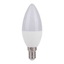 5 x I-Glow LED Leuchtmittel Kerzen 5,5W = 40W E14 matt 470lm warmweiß 2700K