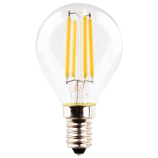 Müller-Licht LED Filament Leuchtmittel Tropfen 4,5W = 40W E14 klar 470lm warmweiß 2700K