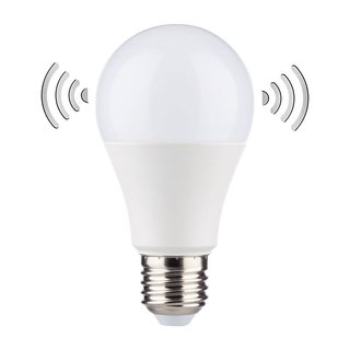 Lightway LED Sensor Leuchtmittel Birnenform 6W = 40W E27 matt 470lm warmweiß 2700K