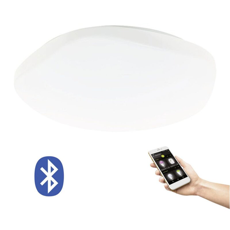 Eglo Smart LED Deckenleuchte rund Ø60cm Crosslink weiß 34W 5400lm RGB