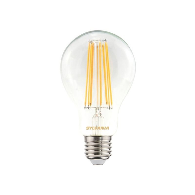 Sylvania LED Filament Leuchtmittel Birnenform A70 12W = 100W E27 Klar