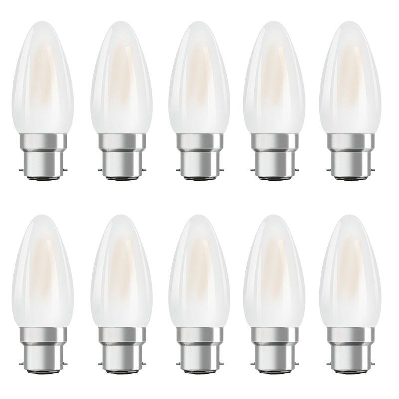 10 X Osram LED Filament Leuchtmittel Parathom Kerzenform 4,5W = 40W B