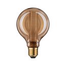 Paulmann LED Leuchtmittel Vintage Globe G95 Inner Glow Ringmuster 4W = 21W E27 Gold 200lm extra warmweiß 1800K