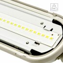 Spectrum LED Deckenleuchte Feuchtraumleuchte Limea Gigant 2 150cm Weiß IP65 52W 8900lm Neutralweiß 4000K