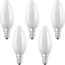 5 x Osram LED Filament Leuchtmittel Kerze Classic B 4W =...