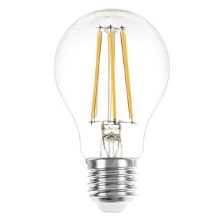 LED Filament Leuchtmittel Birnenform 8W = 60W E27 klar warmweiß 2700K