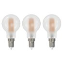 3 x Casaya LED Filament Tropfen 4,8W = 40W E14 matt 470lm...