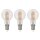 3 x Casaya LED Filament Tropfen 4,8W = 40W E14 matt 470lm warmweiß 2700K Ra>90