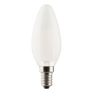 LED Filament Leuchtmittel Kerze 4,5W = 40W E14 matt 470lm Ra>90 warmweiß 2700K