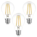 3 x LED Filament Leuchtmittel Birnenform A60 4,5W = 40W...