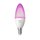 Philips LED Kerze Hue White and Color Ambiance 6,5W = 40W E14 matt 470lm RGB 2200-6500K dimmbar App/Amazon Alexa