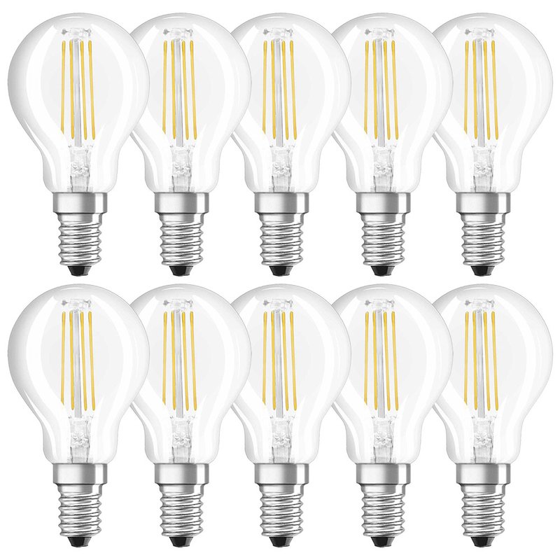 X Osram Led Filament Leuchtmittel Classic Tropfen W W E K