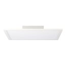 Brilliant LED Aufbaupanel Deckenleuchte Buffi Weiß eckig 40x40cm 24W 2400lm Neutralweiß 4000K