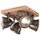 Brilliant Deckenleuchte Spotplatte Carmen Holz 4-flammig max. 4 x 5W GU10 ohne Leuchtmittel