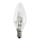 Ormalight Eco Halogen Kerze Glühbirne 18W = 24W E14 klar Glühlampe warmweiß dimmbar