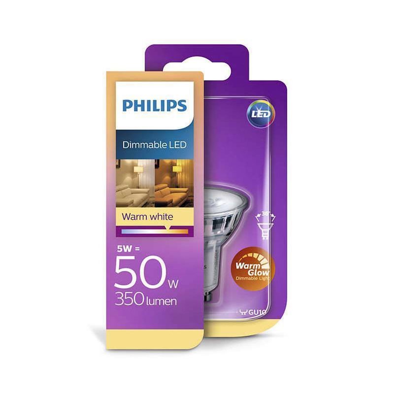 Philips Led Leuchtmittel Glas Reflektor W W Gu Lm Warmglo