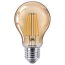 Philips LED Filament Leuchtmittel Birnenform A60 4W = 35W E27 gold gelüstert 400lm extra warmweiß 2500K