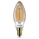 Philips LED Filament Leuchtmittel Kerze 5W = 32W E14 gold...