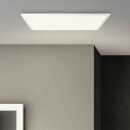 Brilliant LED Deckenaufbau Panel Buffi weiß 60x60cm...