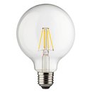 LED Filament Leuchtmittel G95 Globe 8W = 75W E27 klar...