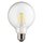 LED Filament Leuchtmittel G95 Globe 8W = 75W E27 klar 1055lm warmweiß 2700K DIMMBAR