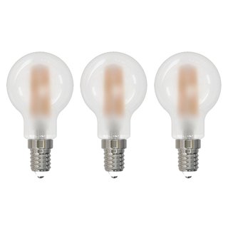 3 x LED Filament Leuchtmittel Tropfen 4,8W = 40W E14 matt 470lm warmweiß 2700K Ra>90