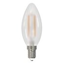 LED Filament Leuchtmittel Kerze 2,5W = 25W E14 matt 250lm...