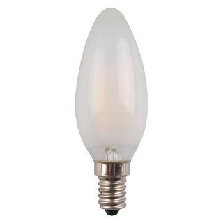 LED Filament Leuchtmittel Kerze 2,2W = 16W E14 matt 150lm warmweiß 2700K Ra>90