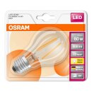 Osram LED Filament Leuchtmittel Birnenform 6W = 60W E27 klar 806lm warmweiß 2700K