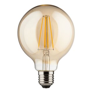 LED Filament Leuchtmittel Globe G95 8W = 66W E27 Gold gelüstert 900lm extra warmweiß 2000K Ra>90 DIMMBAR