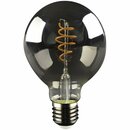 LED Spiral Filament Leuchtmittel G95 Globe 5W = 16W E27...