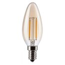 LED Filament Leuchtmittel Kerze 2,2W = 16W E14 Gold...