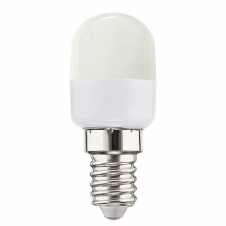 LED Leuchtmittel T25 Röhre Kühlschranklampe 2W = 17W E14 matt 160lm warmweiß 2700K 160° Ra>90