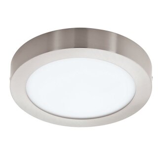 Eglo LED Smart+ Aufbauleuchte Fueva-C Nickel matt rund Ø22,5cm 15,6W 2000lm RGBW 2700-6500K Dimmbar App