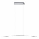 Eglo LED Pendelleuchte Lasana curved Chrom 90cm 15W 1800lm warmweiß 3000K kürzbar