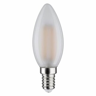 LED Filament Leuchtmittel Kerzenform 5W = 40W E14 matt 470lm warmweiß 2700K DIMMBAR