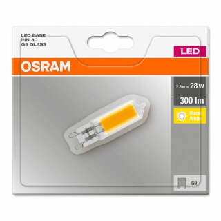 OSRAM LED Base Stiftsockellampe LED Lampe (ex 30W) 2,6W / 2700K