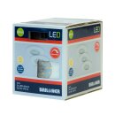 3 x Briloner LED Einbauleuchte rund Weiß IP44 3 x...