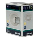 Briloner LED Einbauleuchte rund Aluminium starr IP23 7W...