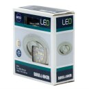 Briloner LED Einbauleuchte rund Nickel matt IP23...