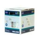 3 x Briloner LED Einbauleuchte rund Weiß IP23 3 x...
