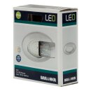 Briloner LED Einbauleuchte rund Aluminium IP44 10W Modul...